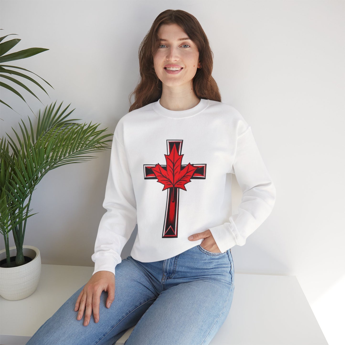 Faith & Flag – Women’s Patriotic Sweatshirt