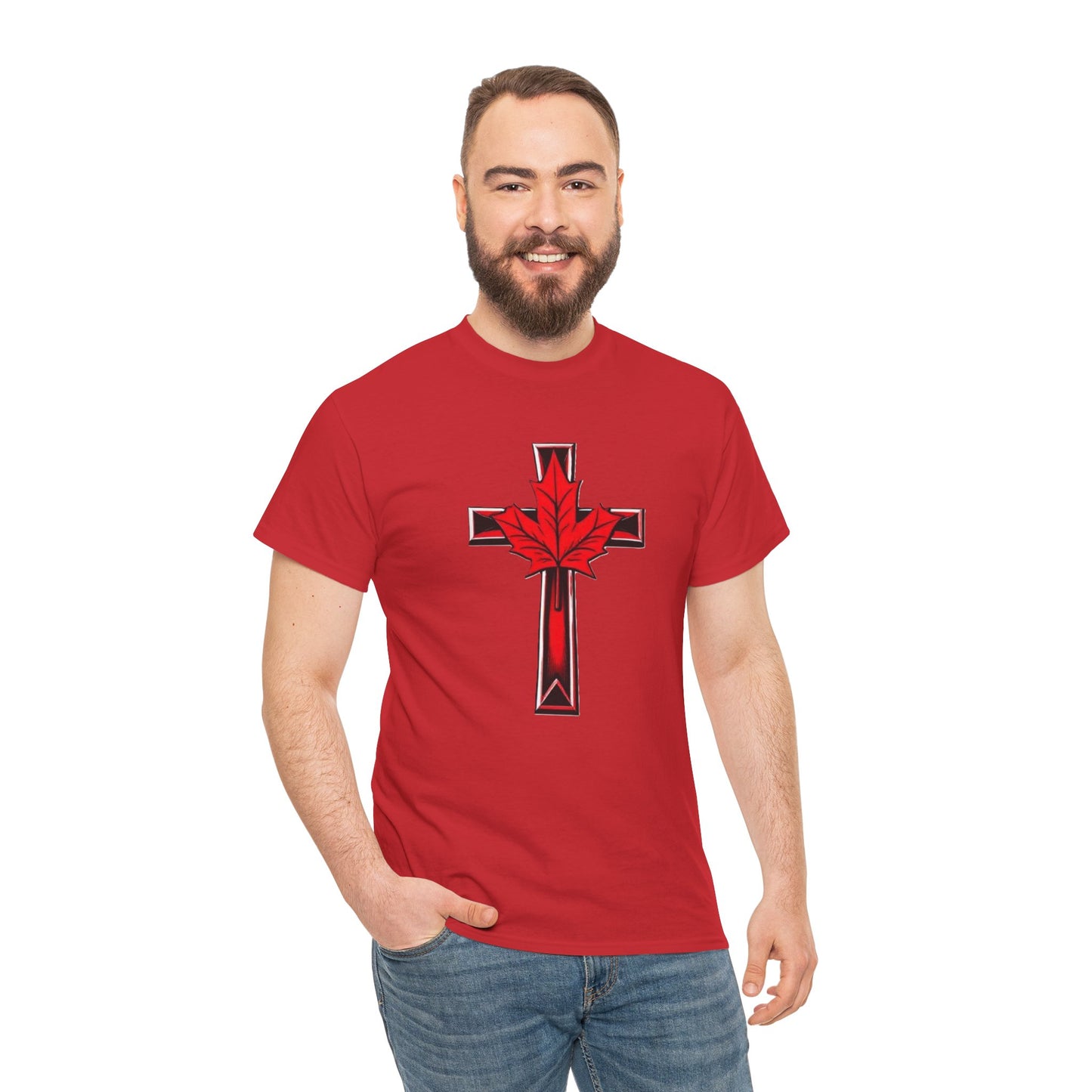 Faith and Flag - Men's Christian T-Shirt