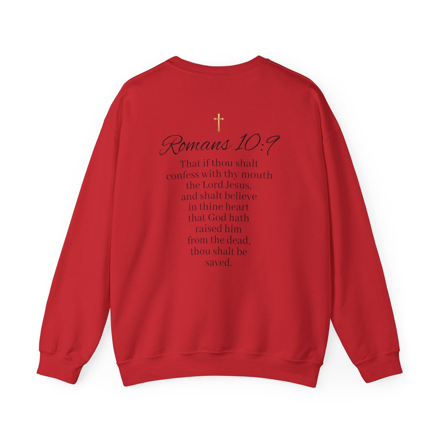 Believe Women’s Christian Sweatshirt – Golden Cross