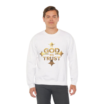 In God We Trust (Gold) - Men’s Christian Sweatshirt