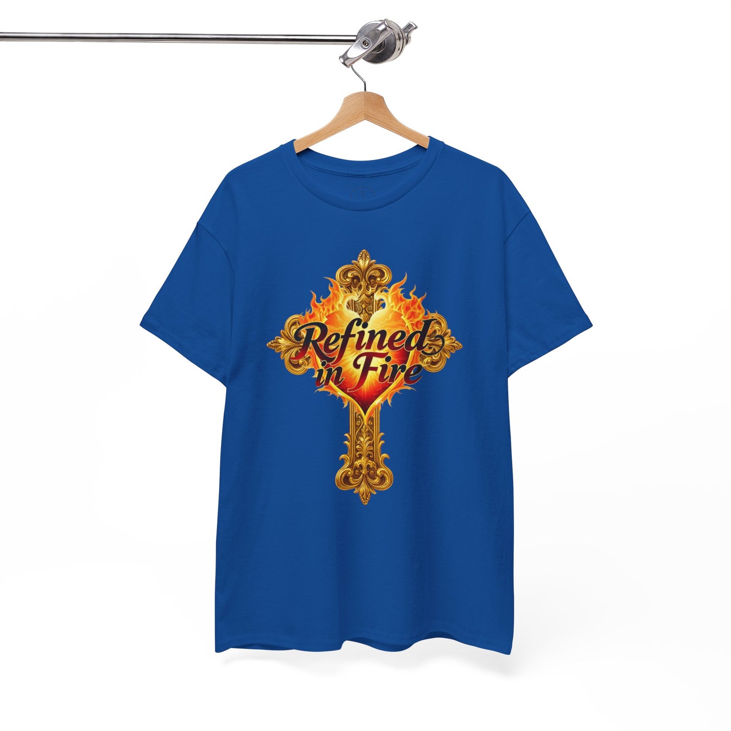 Refined in Fire — Men's Ornate Christian T-Shirt