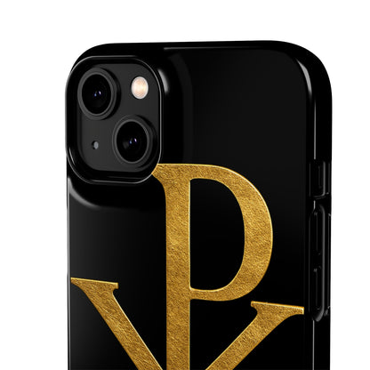 Black Chi Rho Snap Case for iPhone – The Way, Truth & Life
