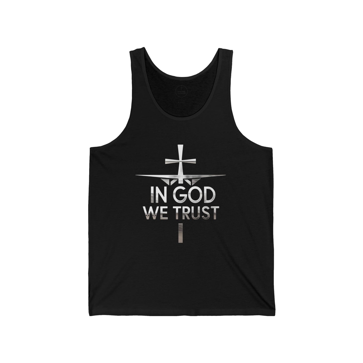 In God We Trust (silver) | Men’s Christian Tank Top