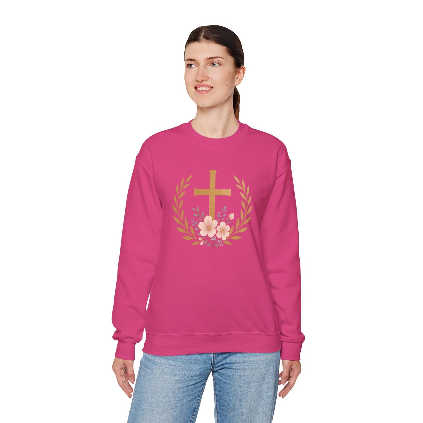 Crowned in Grace – Women’s Christian Sweatshirt