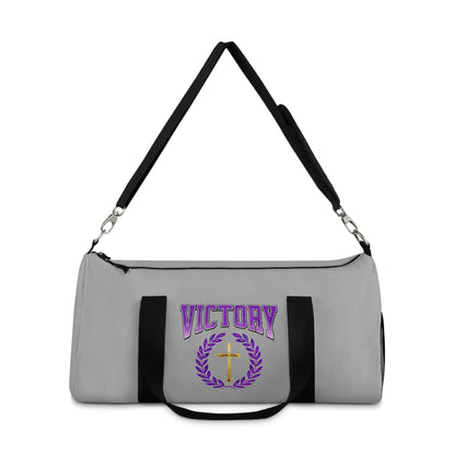 Victory in Every Step in Grey – Duffel Bag