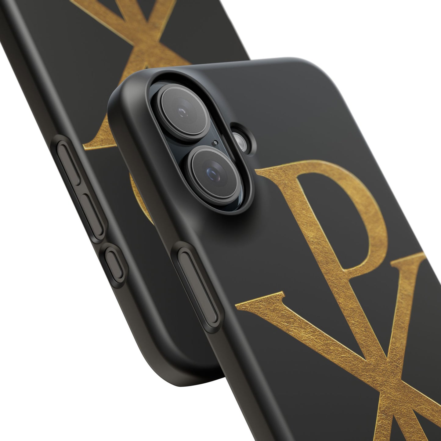 Black Chi Rho Snap Case for iPhone – The Way, Truth & Life