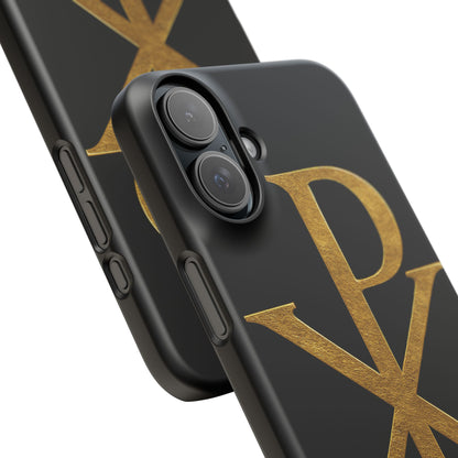 Black Chi Rho Snap Case for iPhone – The Way, Truth & Life