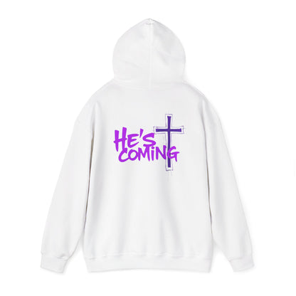 He’s Coming Men’s Christian Streetwear Hoodie