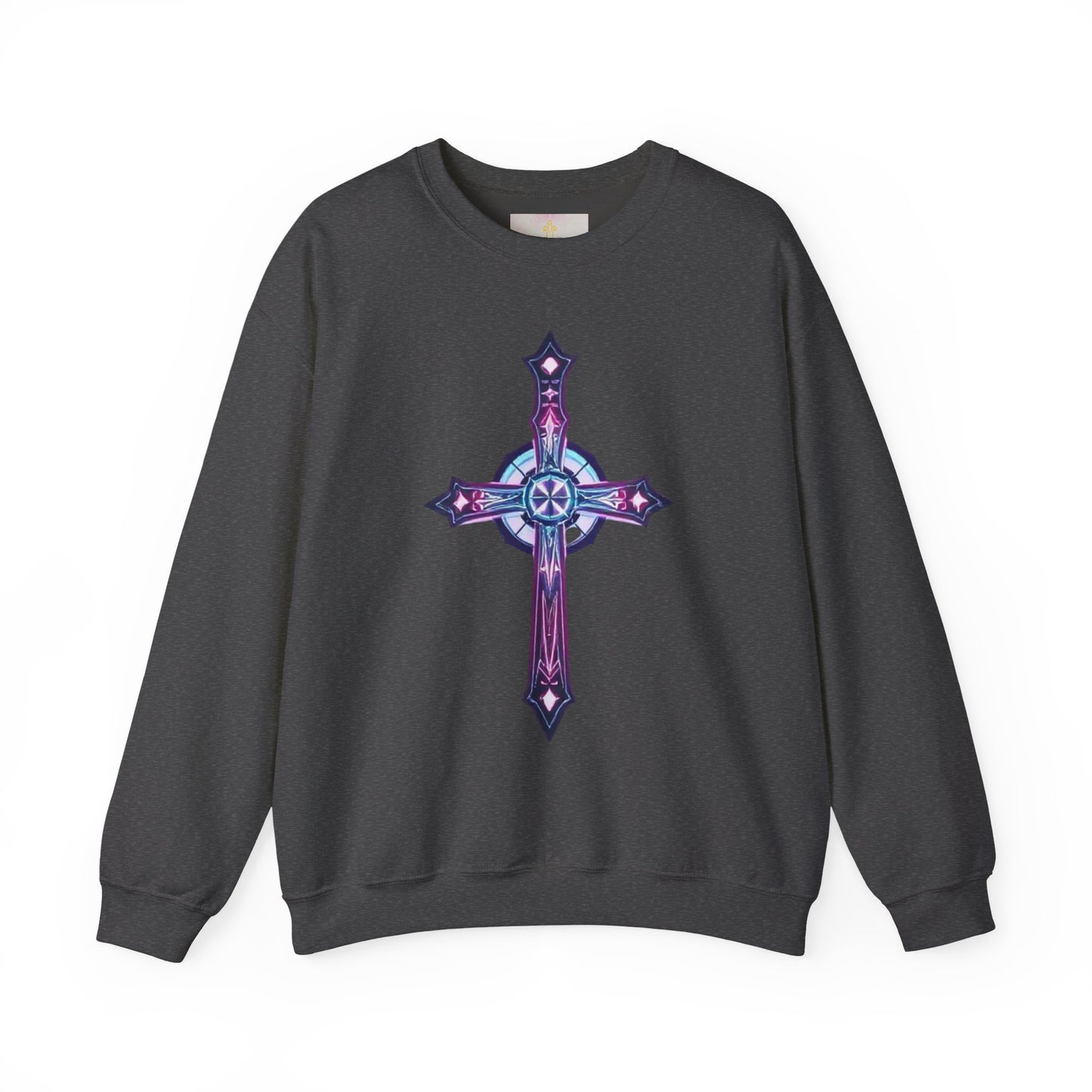 Women’s Modern Cross Sweatshirt – Elegant & Faithful Christian Apparel