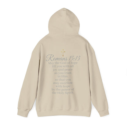 Women’s “Hope” Hoodie – Inspirational Scripture Pullover | Romans 15:13