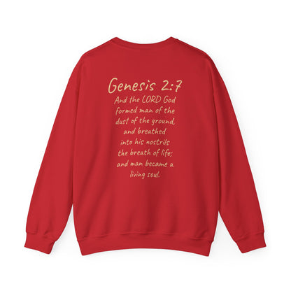 Formed from the Dust (Light Lettering) - Men’s Christian Sweatshirt
