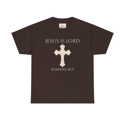 Jesus is Lord - Christian Women's Tee (White Lettering)