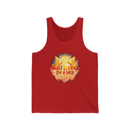 Wings of Faith - Refined in Fire Women’s Christian Tank Top