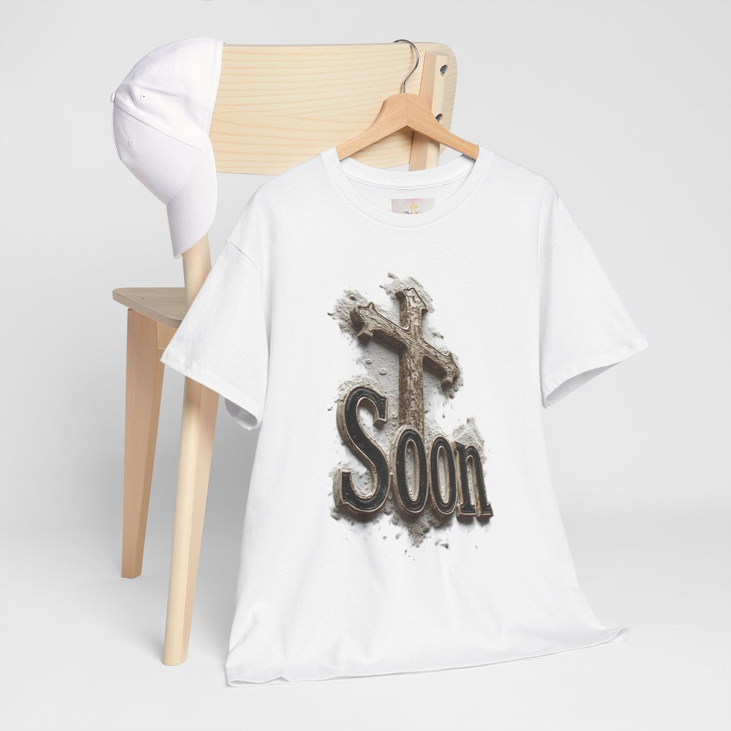 Soon: The Coming King Cross Tee – Men’s Faith Shirt