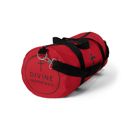 Divine Strength Duffle Bag in Red – Carry the Cross with Purpose