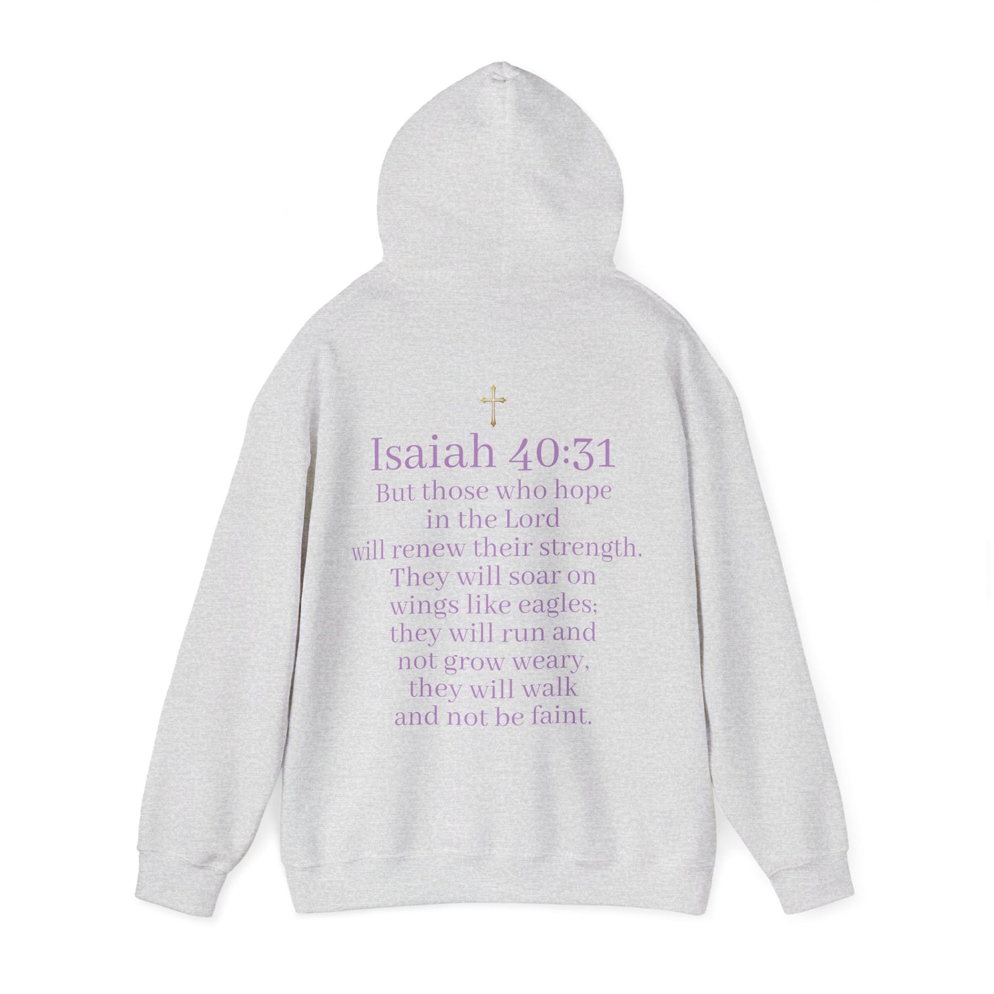 Men’s “Hope” Hoodie – Bold Scripture Pullover | Isaiah 40:31