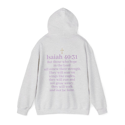 Men’s “Hope” Hoodie – Bold Scripture Pullover | Isaiah 40:31