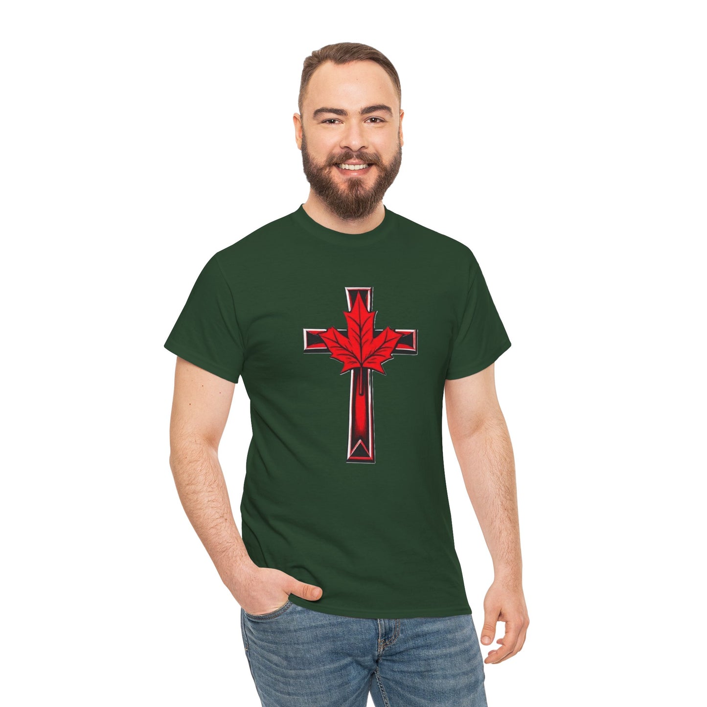 Faith and Flag - Men's Christian T-Shirt