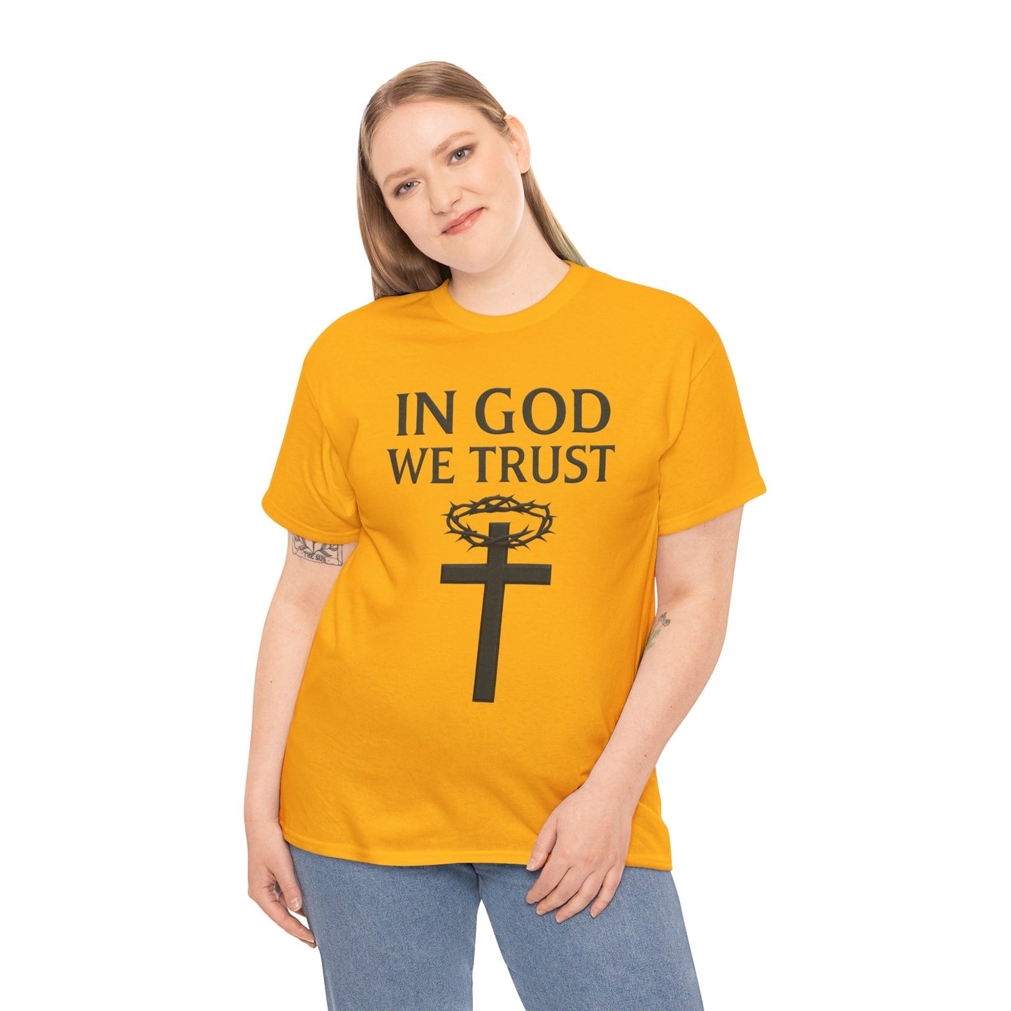In God We Trust (Crown of Thorns) – Women’s Christian Tee