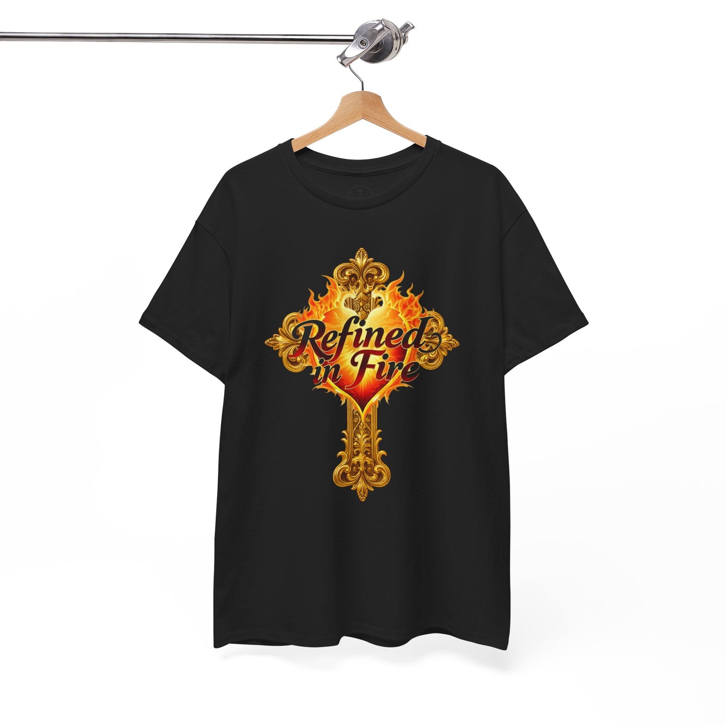 Refined in Fire — Men's Ornate Christian T-Shirt