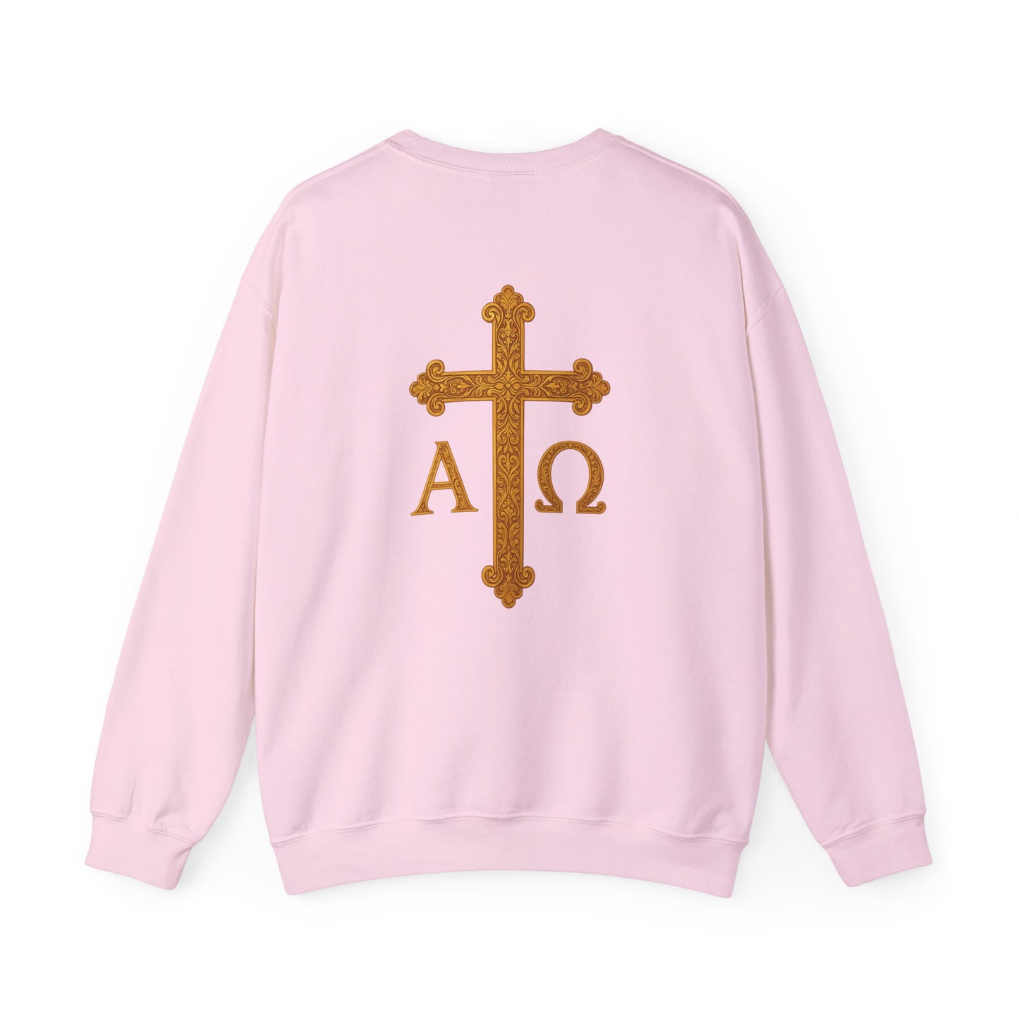 Christ is King – Women’s Christian Sweatshirt with Crowned Lion & Cross