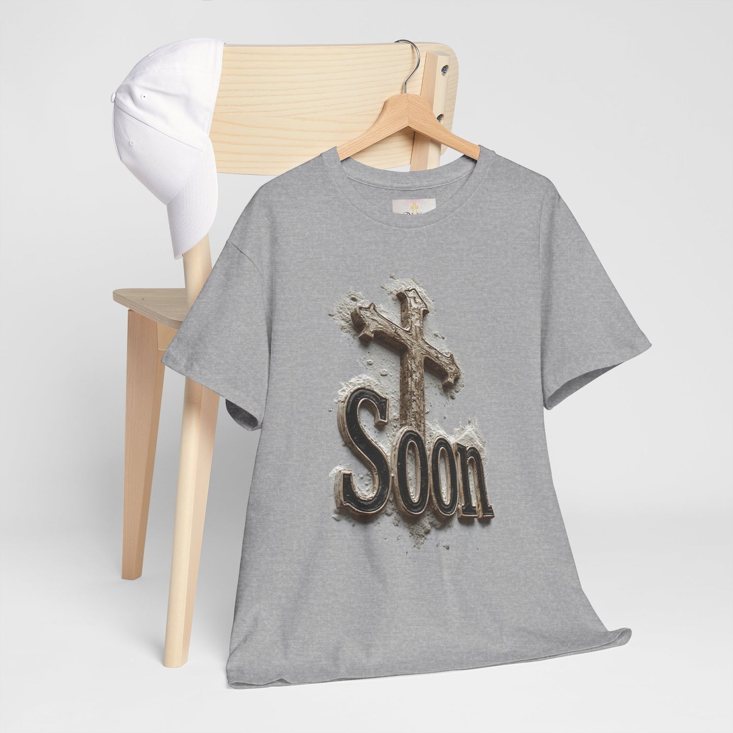 Soon: The Coming King Cross Tee – Men’s Faith Shirt