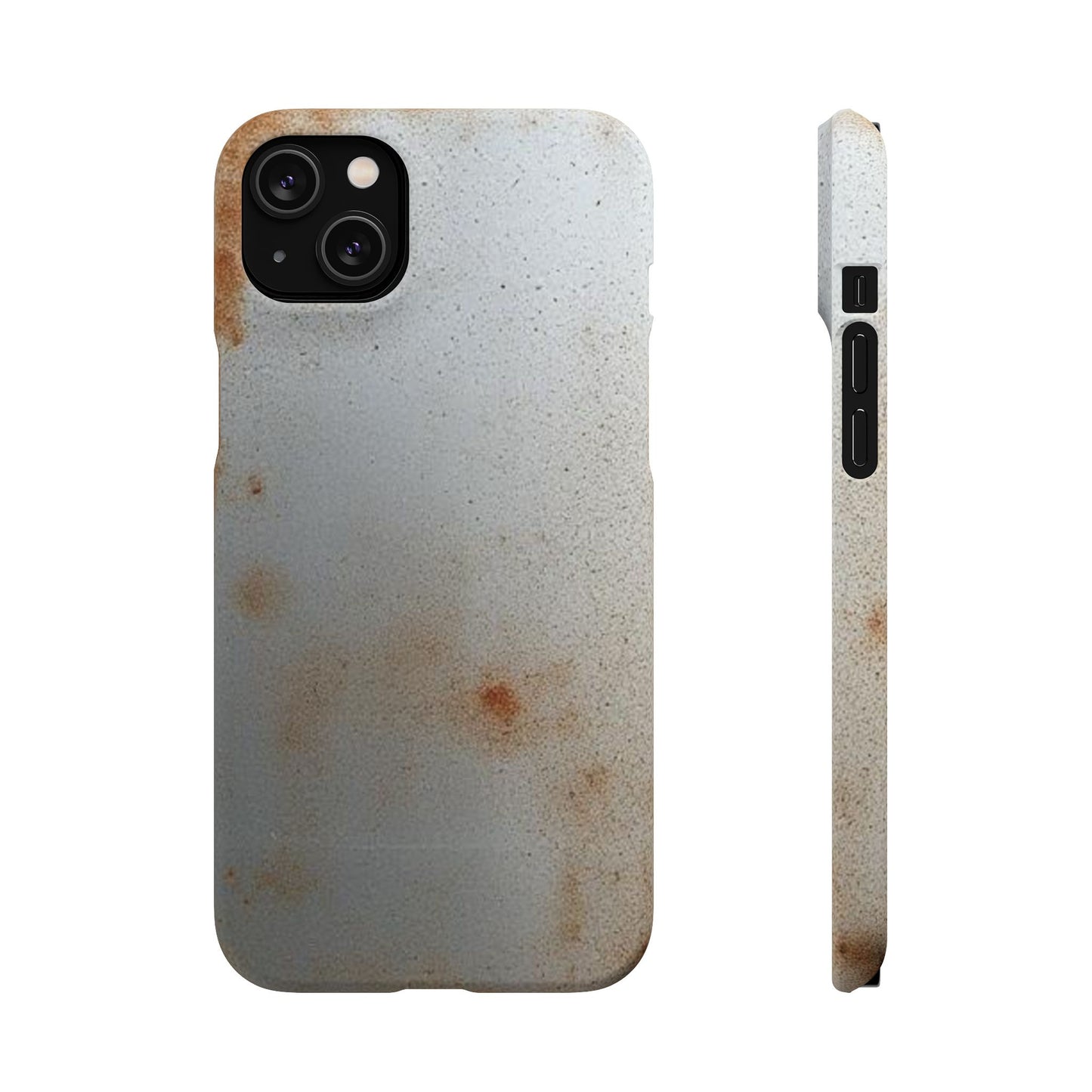 Old Steel Finish iPhone Snap Case