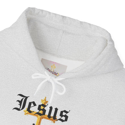 Women’s “Jesus is Lord” Christian Hoodie – Faith Statement Pullover with Cross