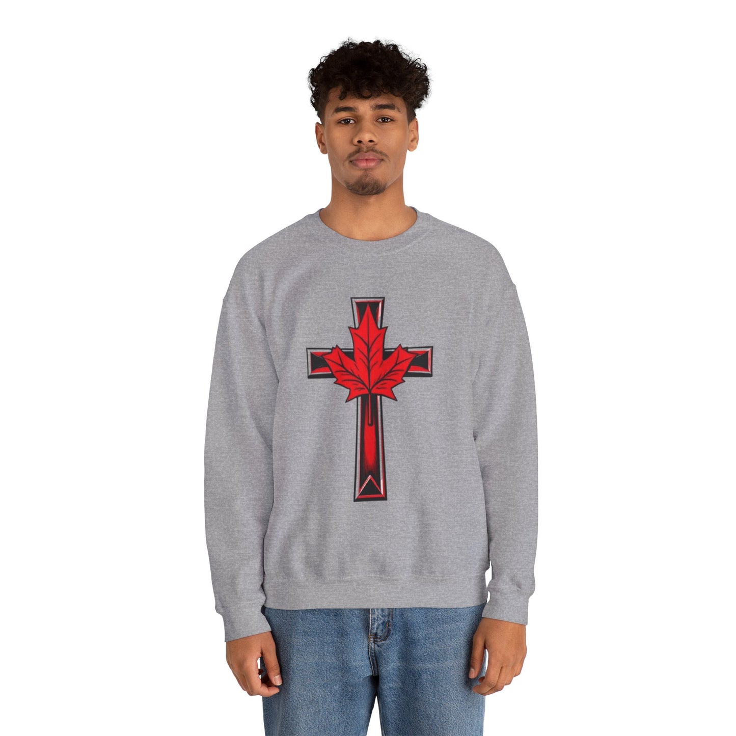 Faith and Flag – Men’s Christian Sweatshirt