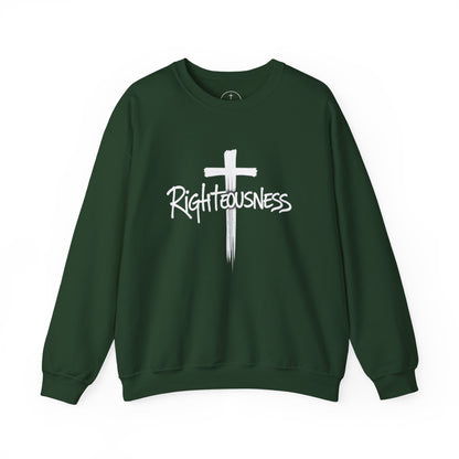Righteousness - Men's Christian Sweatshirt (Dark Colors)