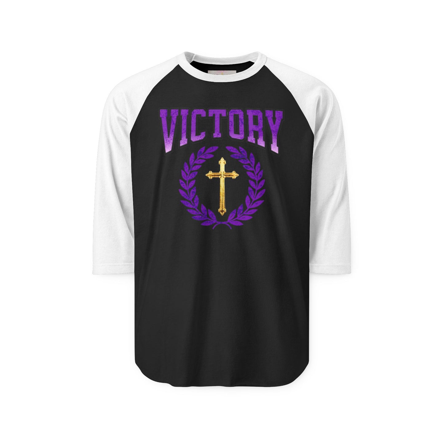 Rise & Conquer Men’s 3/4 Sleeve Tee – Victory