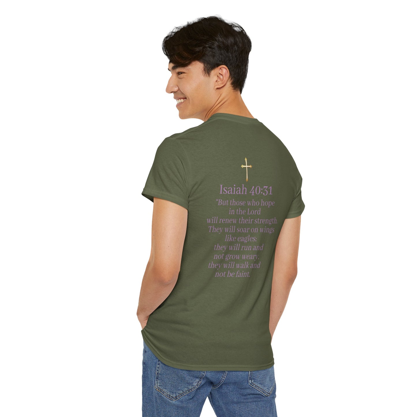 Men’s “Hope” Tee – Bold Scripture Design | Isaiah 40:31