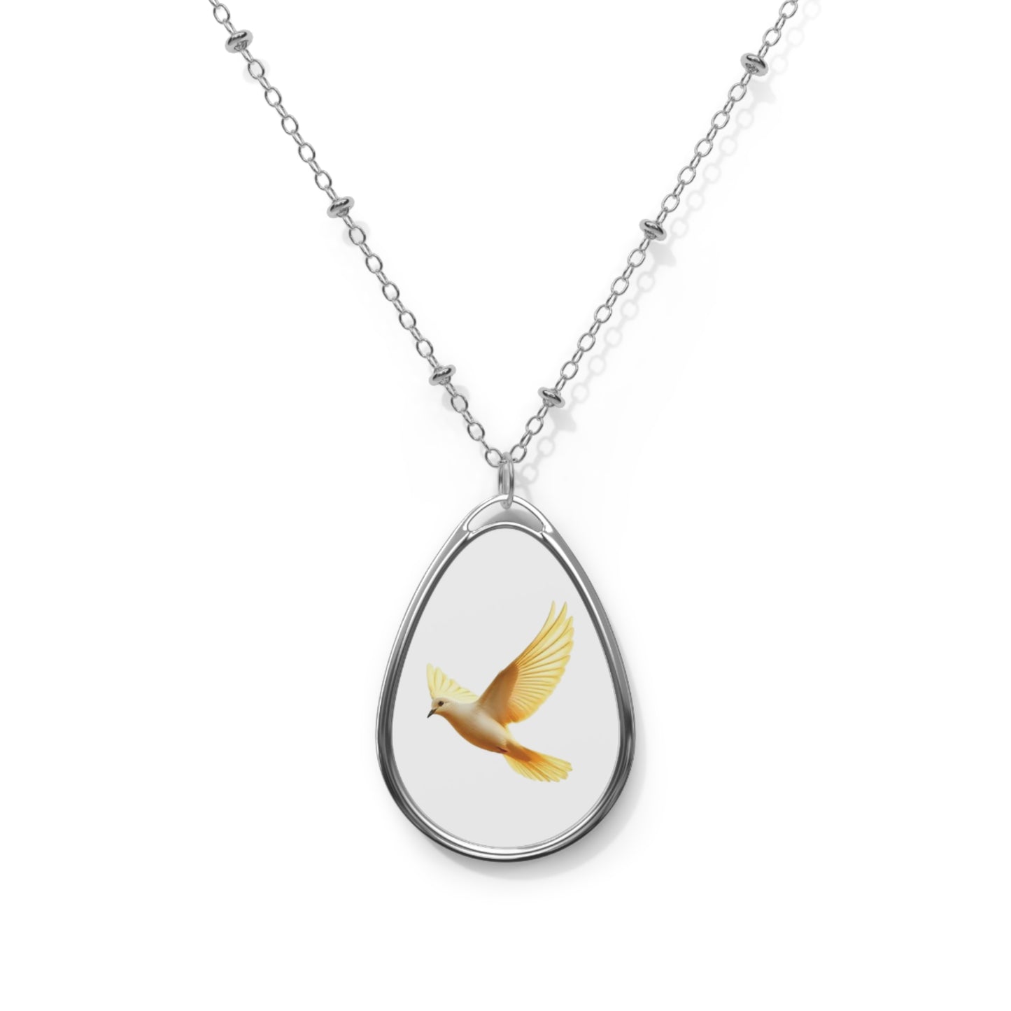Golden Dove Necklace – Symbol of the Holy Spirit & Faith