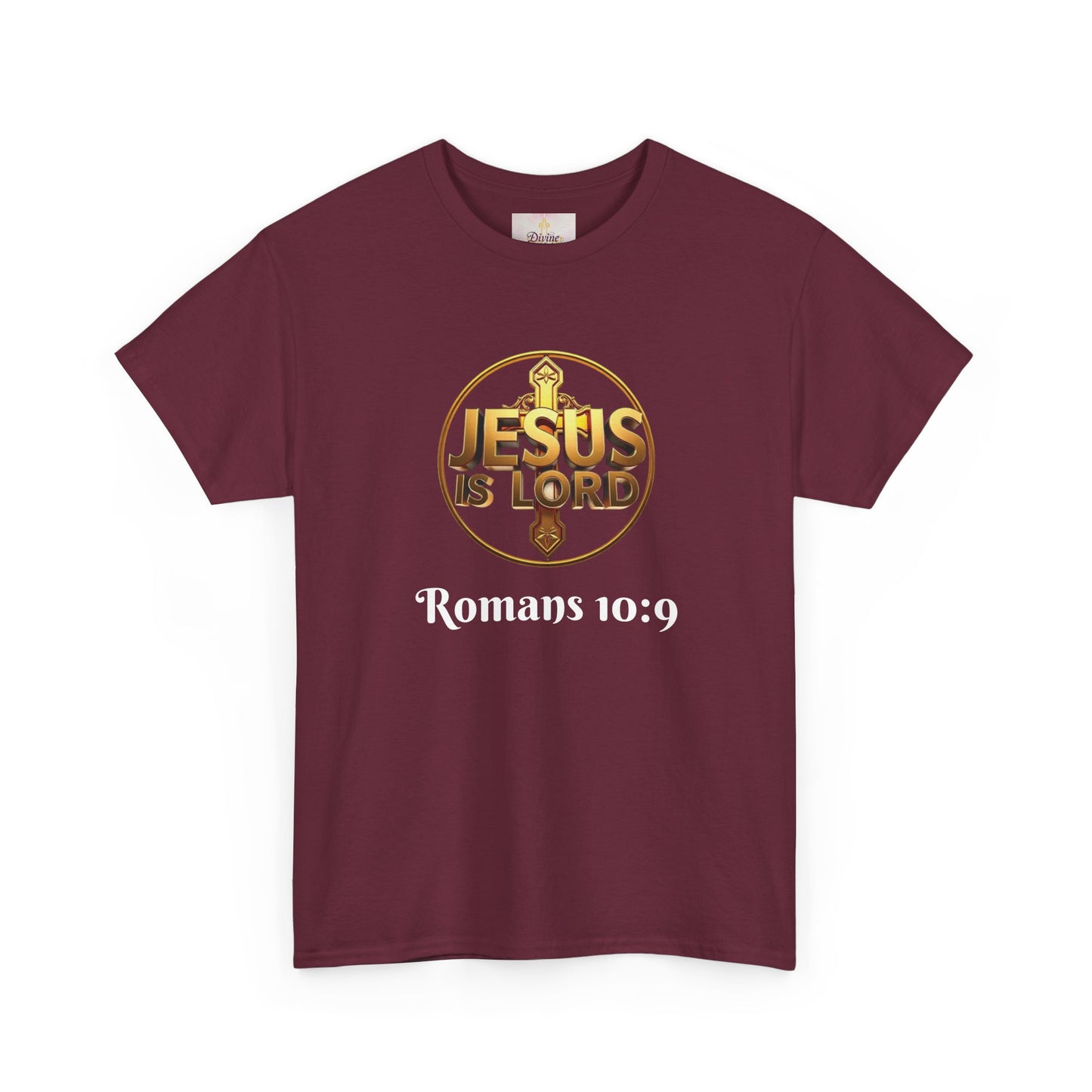 Jesus Is Lord / He Is Risen Christian Tee – Men’s Bold Faith Statement (White Lettering)