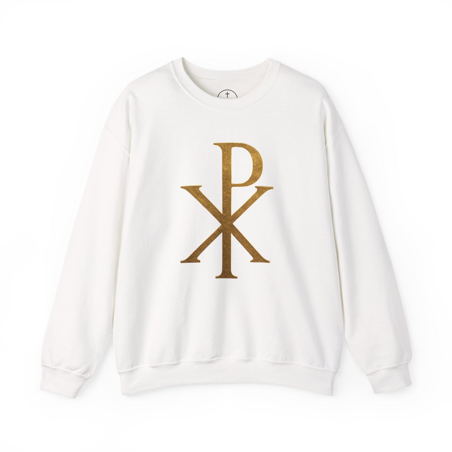 Chi Rho (Gold) - Men's Christian Sweatshirt