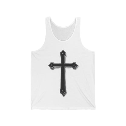 Warrior’s Black Cross Men’s Christian Tank Top | Ephesians 6:11