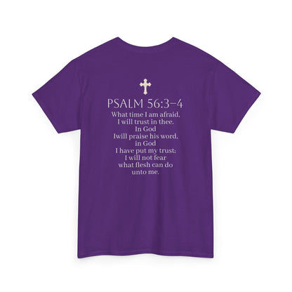 In God We Trust | Men’s Christian T-Shirt with Scripture Back Print