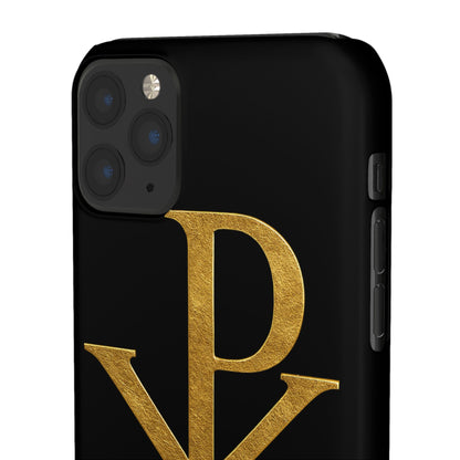 Black Chi Rho Snap Case for iPhone – The Way, Truth & Life