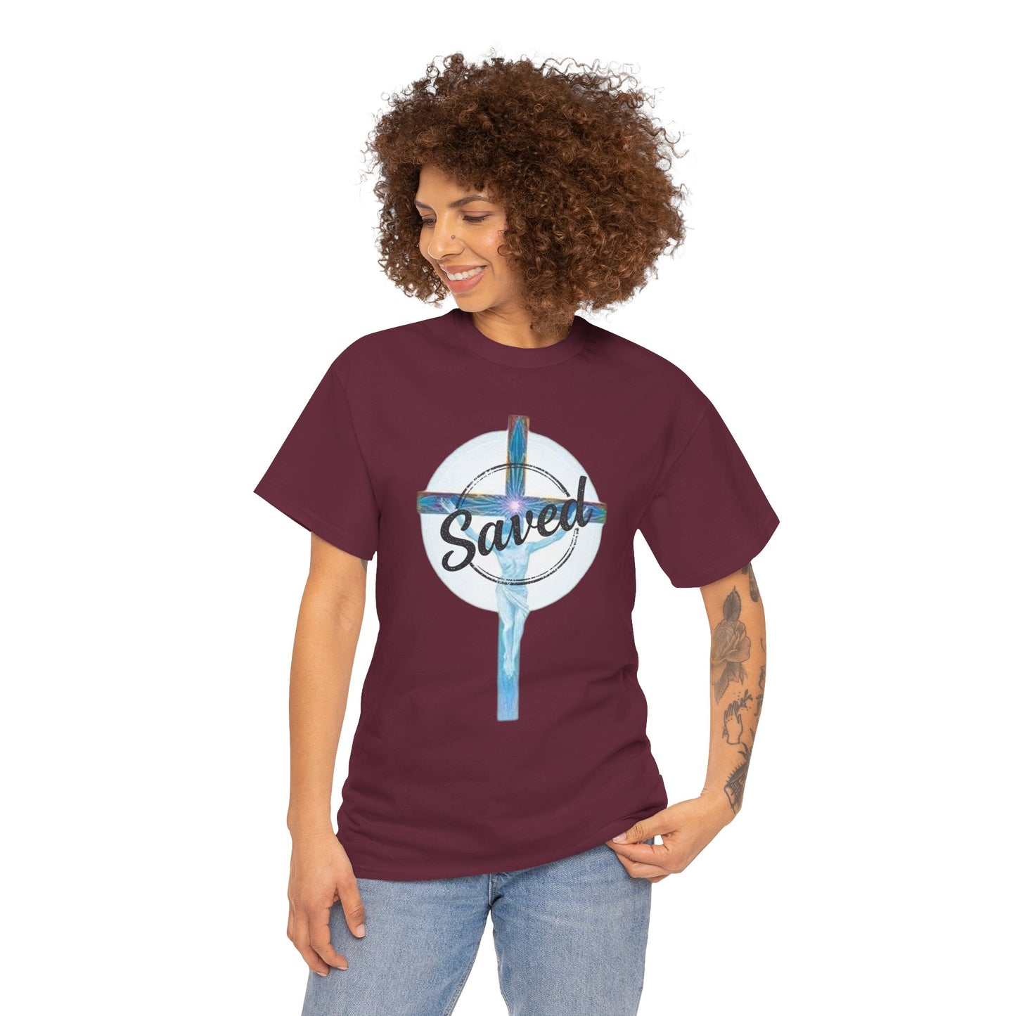 Saved by Grace – Women’s Christian T-Shirt