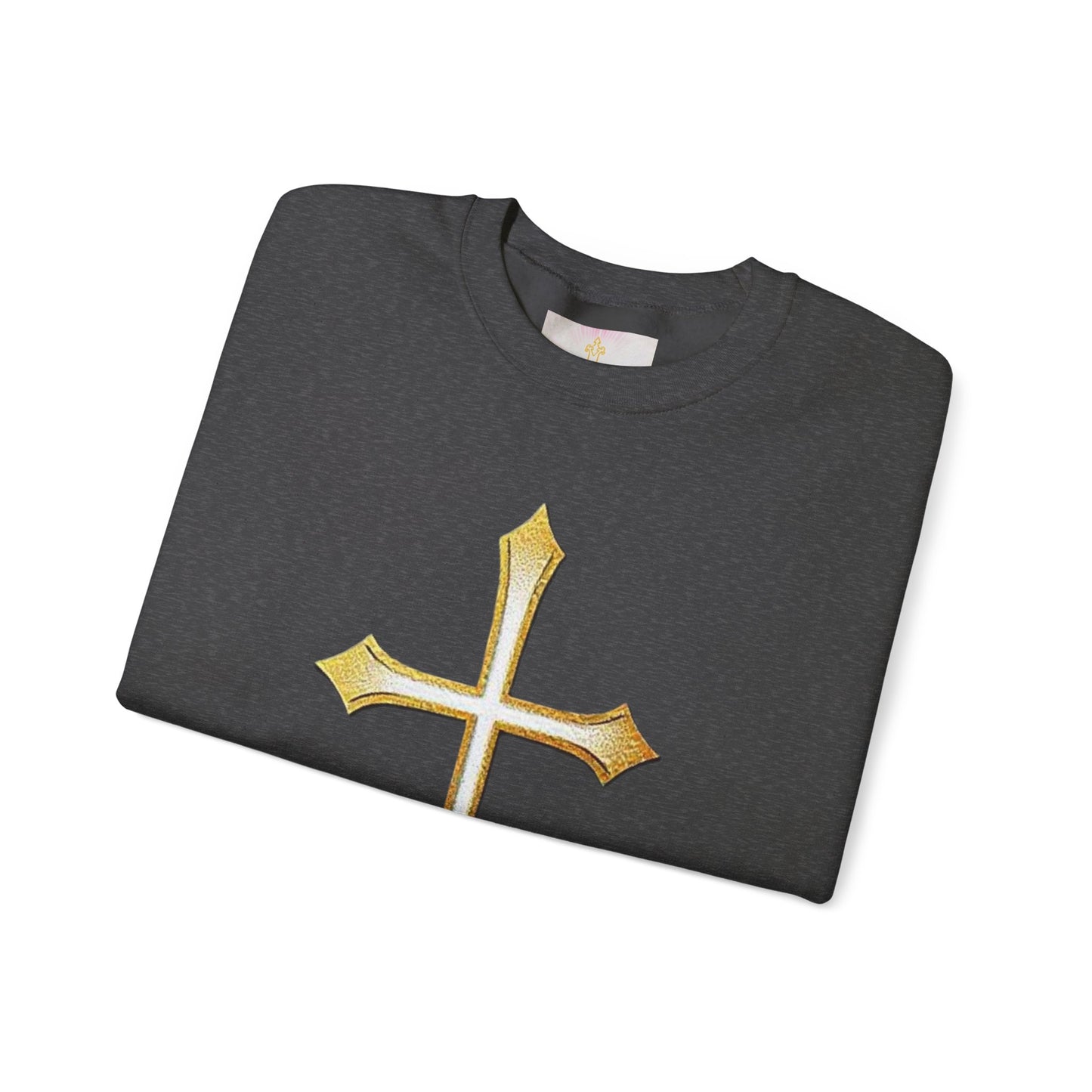 Gold Cross Women’s Christian Sweatshirt