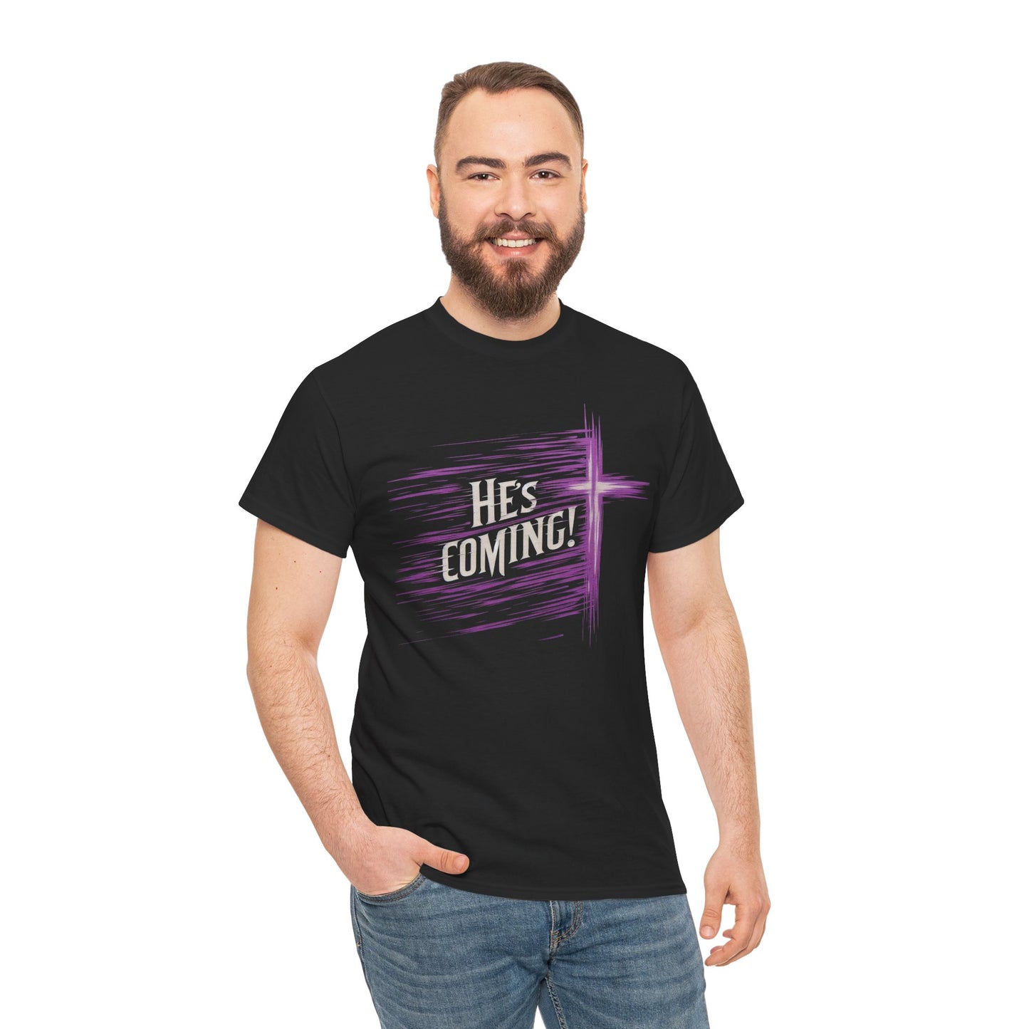 He’s Coming – Bold Christian Men’s Tee