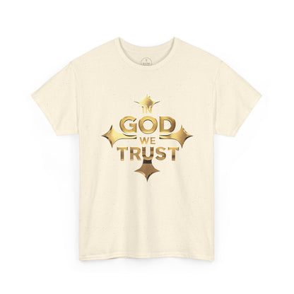 In God We Trust (Gold)- Men's Christian T-Shirt