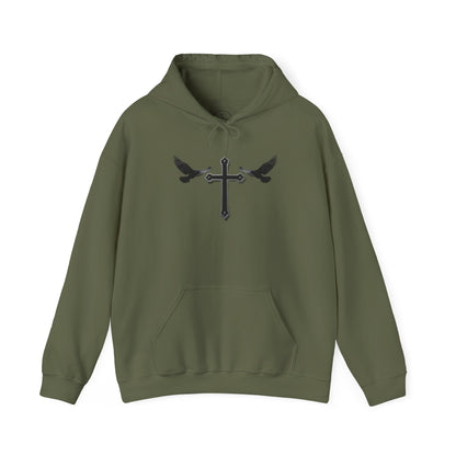 Servants of the Storm – Cross & Crows Men’s Hoodie