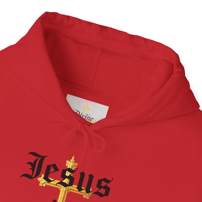 Women’s “Jesus is Lord” Christian Hoodie – Faith Statement Pullover with Cross