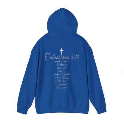 Put On Love Women’s Hoodie – Faith in Every Layer