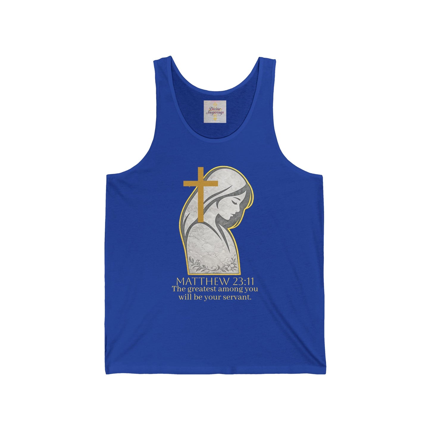Humble Servant - Women's Christian Tank Top (Bright lettering)
