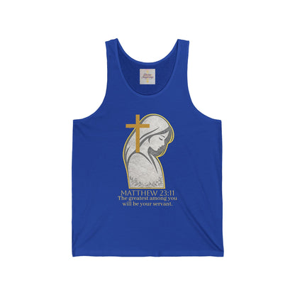 Humble Servant - Women's Christian Tank Top (Bright lettering)