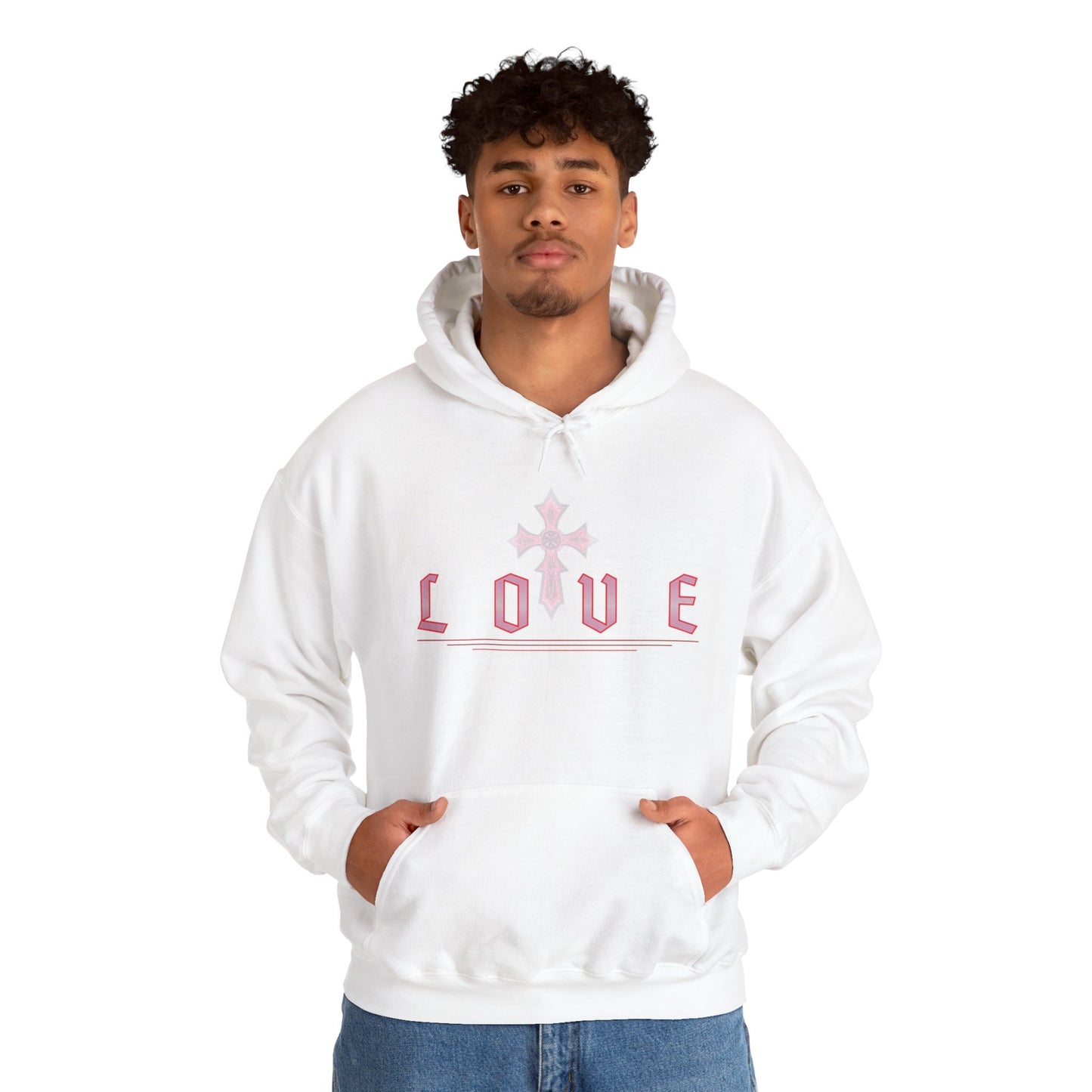 Fearless Love Men’s Hoodie – Stand Strong in Faith