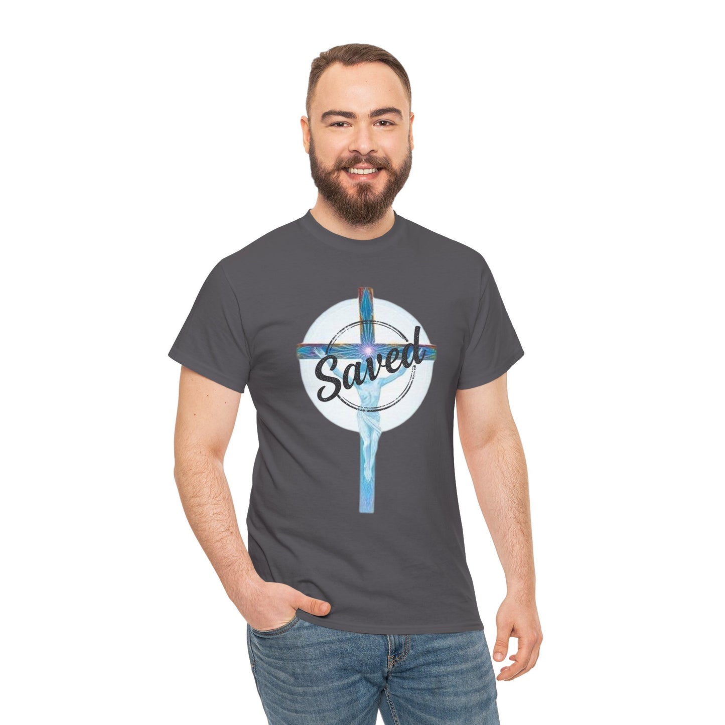 Saved by Grace – Men’s Christian T-Shirt