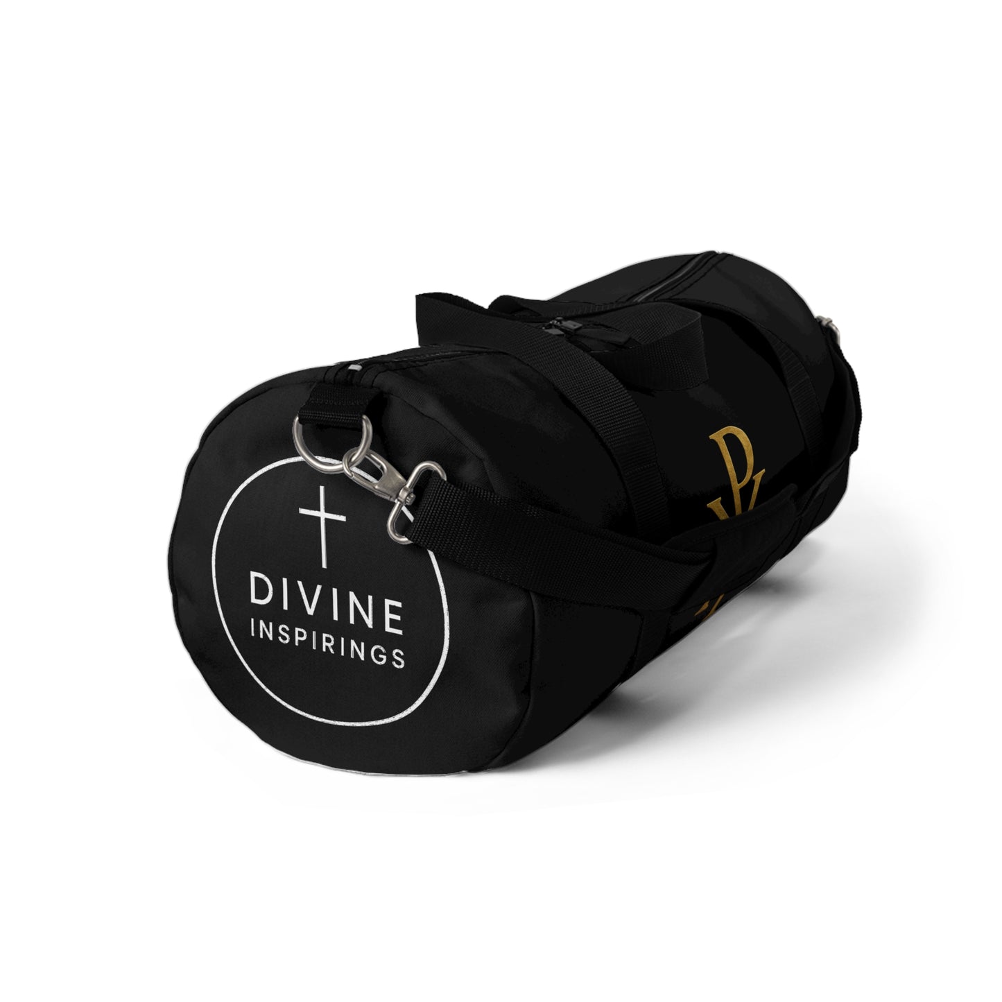 Women's Christ’s Victory Duffle Bag in Black – Chi Rho Symbol